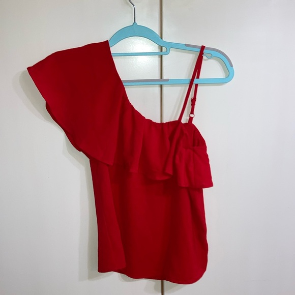 Lily White size small red blouse - Picture 1 of 5